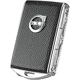 Car Key Fob Cover for Volvo XC90, XC60, XC40, S60, S90, V90, Zinc Alloy Frame Leather Surface