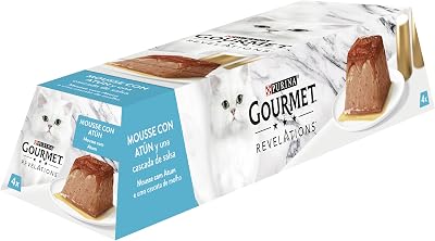 Revelations Mousse con Salsa Atún comida húmeda gato 24x57 g