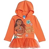 Disney Princess Zip Up Hoodie Infant to Big Kid Sizes (18 Months - 14-16)