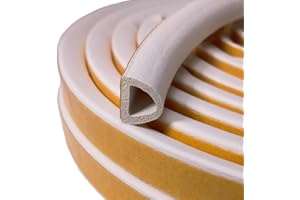 VITAM AMO Weather Stripping Seal Strip for Doors Windows 18 Feet, Self-Adhesive Backing Seals Large Gap (from 5/16 inch to 15