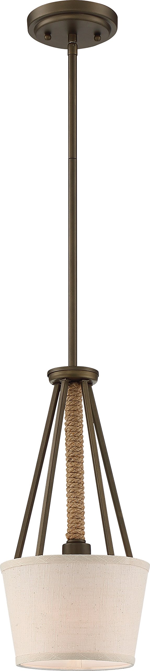 Photo 1 of NUVO 60/5898 One Light Mini Pendant, Bronze/Dark