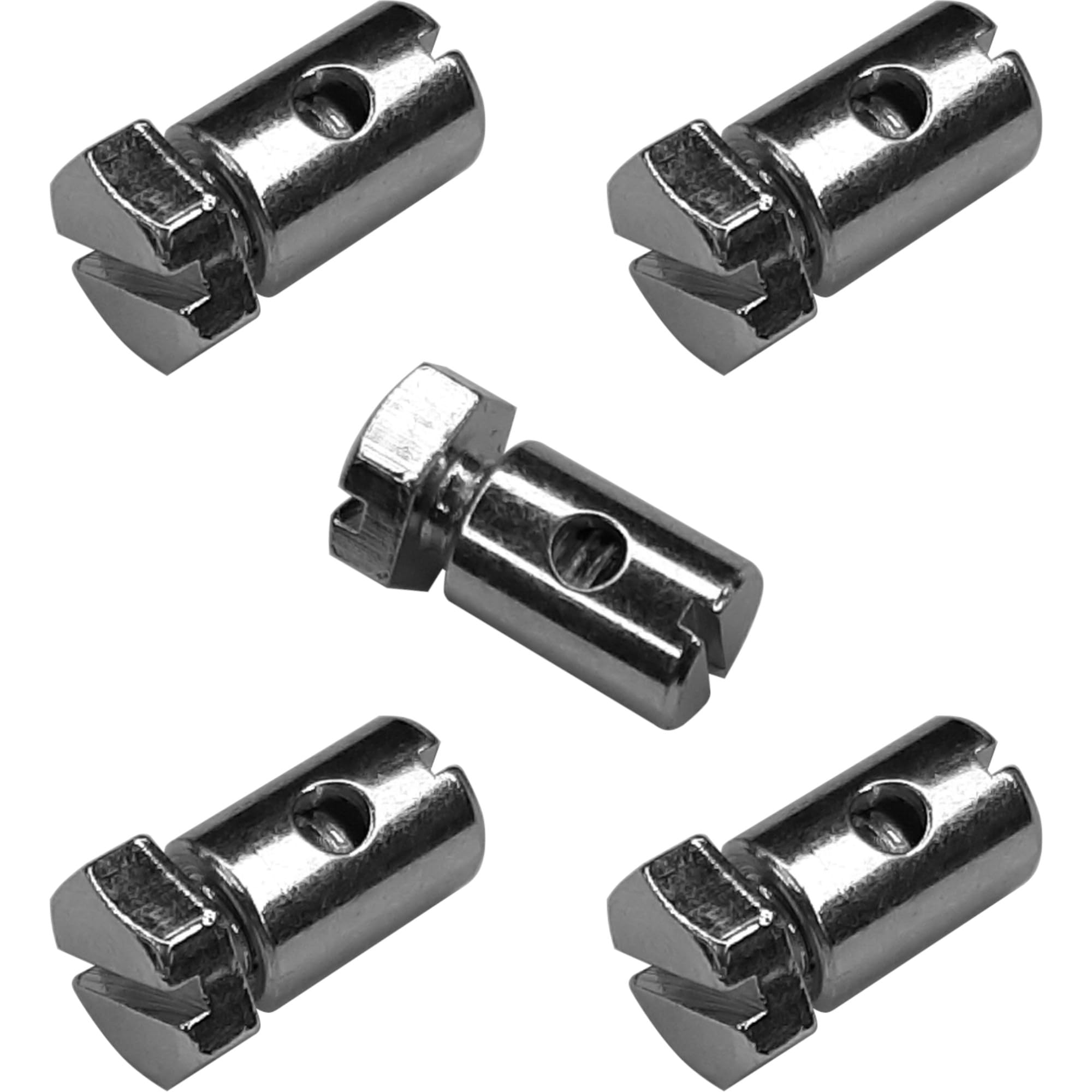 Cyclingcolors Unisex Adult Cable Clamp, Silver, 6 x 9 mm