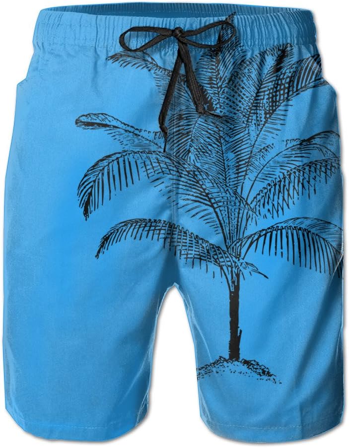 Palm TreeMen's Boardshort Beach Shorts Swim Trunks Casual Shorts