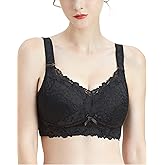 AILIVIN Wireless Full Figure Plus Size Minimizer Lightly Lined Cups Womens Bra