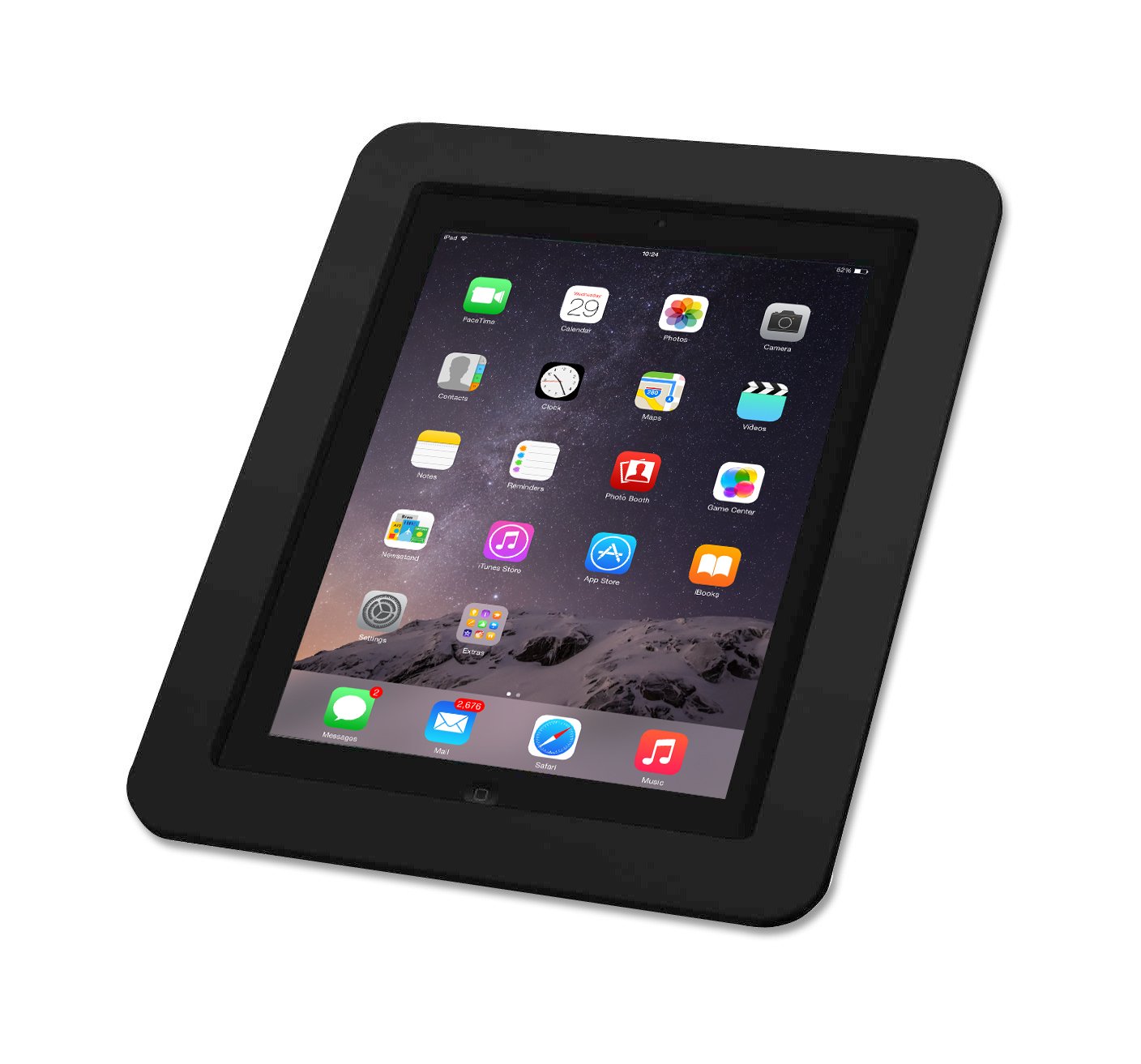 Maclocks 213EXENB - tablet cases (Cover, Black, Aluminium, Apple, iPad