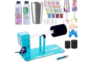 LFSUM Cup Turner for Crafts Tumbler, Tumbler Turner DIY Glitter Epoxy Resin Tumblers, Epoxy Pen Turner Attachment with Epoxy Resin