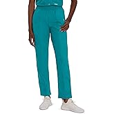 Landau Essentials Relaxed Fit 2-Pocket Elastic Scrub Pants for Women 8320
