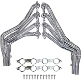 Ceramic Coated LS Swap Long Tube Headers for 1973&ndash;1987 Chevy GMC C10 K10 Square Body Trucks and 1988&ndash;1991 Blazer Jimmy Suburban 2WD 4WD with MLS Gaskets by Certified Automotive Experts