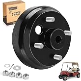9.99WORLD MALL Golf Cart Brake Drum Hub Assembly for EZGO TXT PDS 1982-up Electric &amp; 1982-1993 2-Cycle Gas, Replace OEM# 19186G1P
