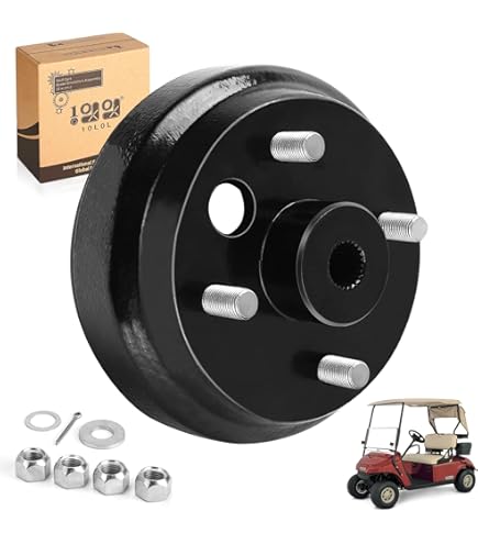Amazon.com : BeAcc Golf Cart Brake Drum/Hub Assembly