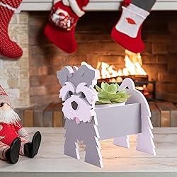 Gochoi Schnauzer Gifts: Cute Dog Flower