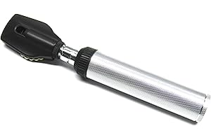 Zikimed Pet's Conventional Ophthalmoscope, 2" C Battery Handle with Zipper Pouch for All Small Animals Easy to Use