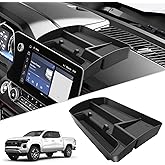 SKTU for 2023 2024 2025 2026 Colorado Dashboard Organizer 2023-2026 Chevy Colorado/Canyon Behind Screen Organizer 2024 2025 2026 Chevy Colorado Accessories with Phone Holder (Not for Speakers on Dash)