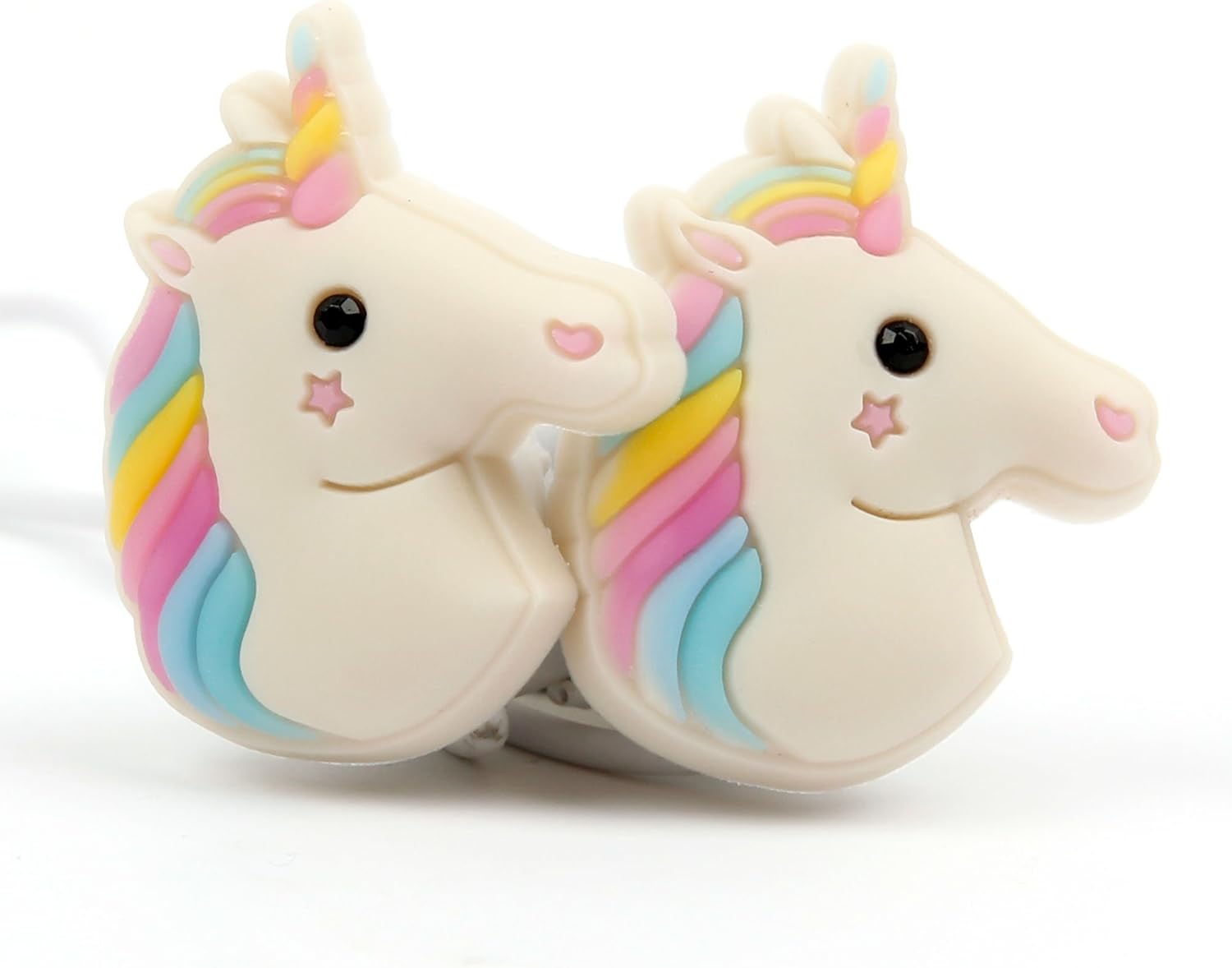 DURAGADGET Cute in-Ear 3D Cartoon Emojii Rainbow Unicorn Headphones - Compatible with Acer Iconia A1-830 & Iconia B1-720
