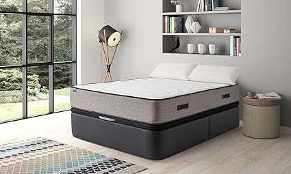 MAXCOLCHON Pack Colchon Sport Fresh-Gel + Almohada + Canape Abatible 135x190