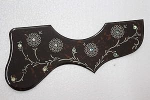 MUSOO 2mm thickness dot abalone Flower Folk Acoustic Guitar Pickguard Pick Guard Fit J200