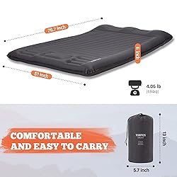 TOBTOS Double Sleeping Pad for Camping, Extra Thick