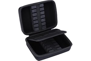 Lebakort Hard Carry Case Compatible with 12 Pcs Steel Tip or Soft Tip Darts Set, Storage Holder Fits for Dart Tips Shafts Fli