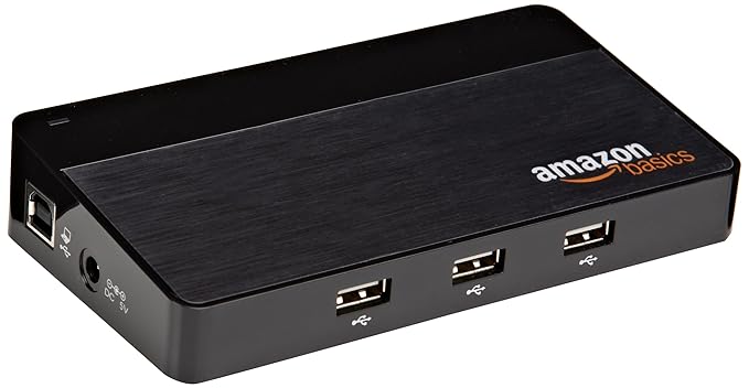 AmazonBasics USB Hub, 2.0 mit 10 Ports