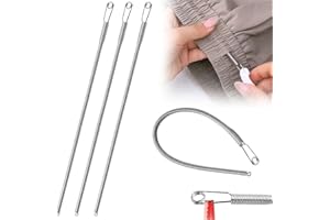 3pcs Spring Drawstring Threader Tool Bendable Rope Threader Clip Multi-Purpose Hoodie String Threader Drawstrings Replacement