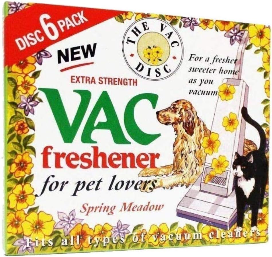FIND A SPARE 24 Pack Vac Fresheners Spring Meadow Extra Strenght For Pet Lovers 4 Boxes With 6 Disc Each - Image 3