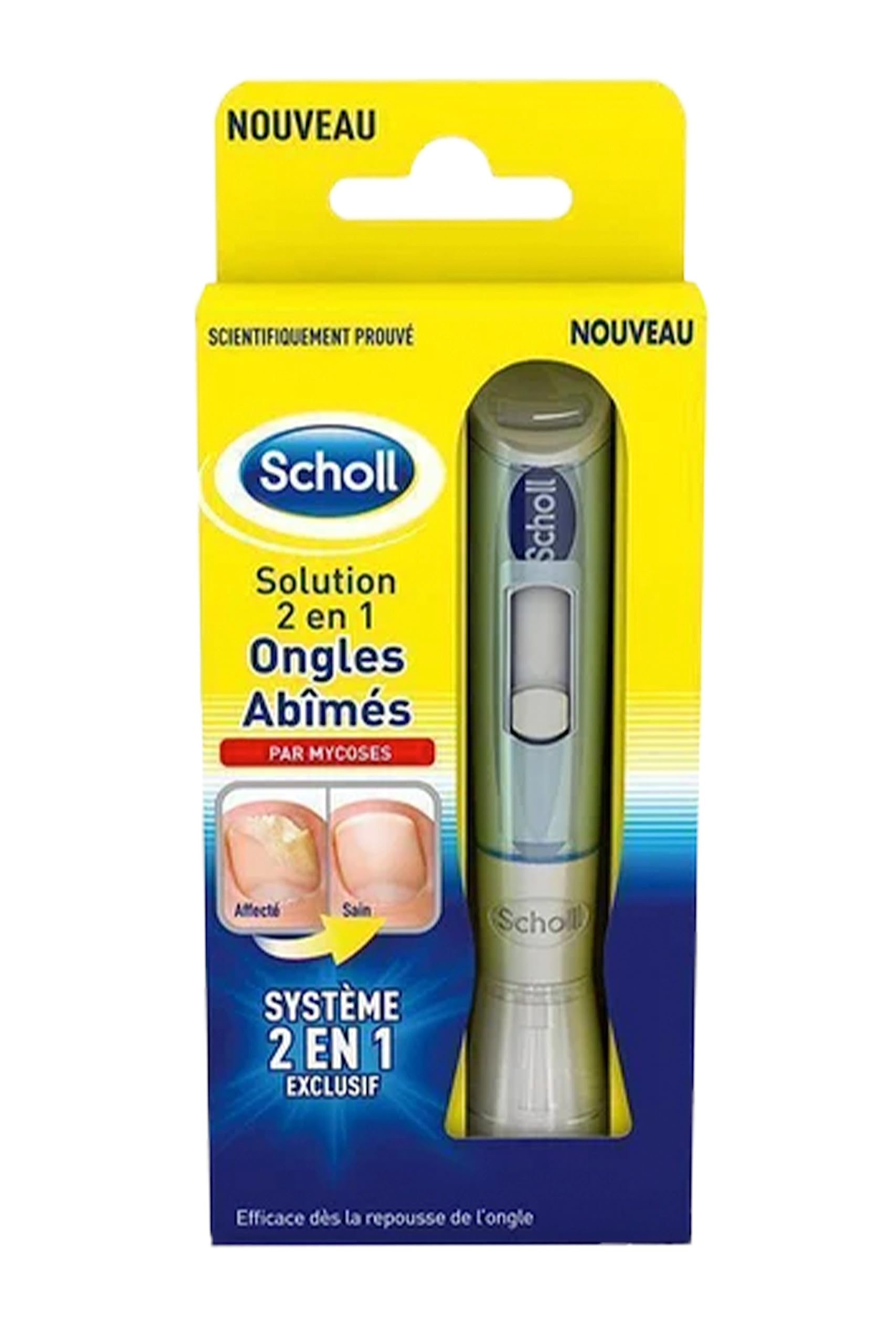 Scholl 2-in-1 Solution for Nail Treatment Damaged by Mycosis 4 ml