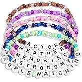 AICase Merch Friendship Bracelets Set of 5, Beaded Heather Bracelet Stuff Outfits for Concert Shirt Accessories Jewelry Merchandise Gifts for Fans Birthday Valentines Day Christmas