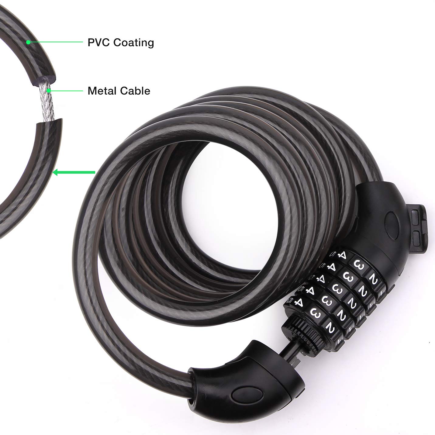 extra long cable lock