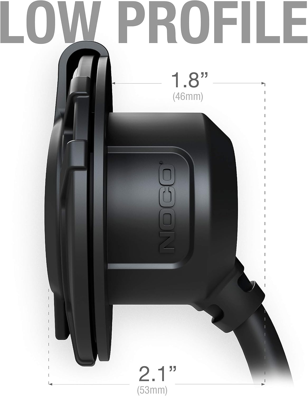 NOCO GCP2 15 Amp 125V AC Port Plug Power Inlet with Dual 18-Inch Integrated Extension Cords: Automotive