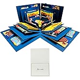 Hryan 5 Layer Gift Box, Multi Layered Explosion Photo DIY Box, Creative Surprise Picture Gift for Important Days and Holidays. (BLUE)