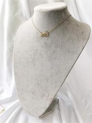 MICOMAKA Birth Year Number with Crown Necklace,Old