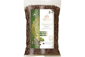 Aryaa Organic Cardamom Seeds 16oz | 100% Guatemalan Green Cardamom | Aromatic & Flavorful | Great for Cooking, Baking, and Beverages (200)