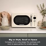 Hamilton Beach Retro 20L Microwave 700W Cream HB70H20C 8 Presets view 6