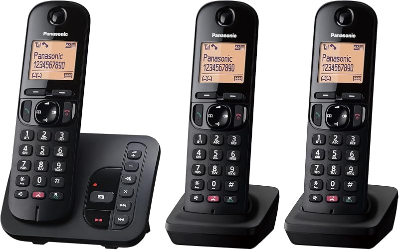 Panasonic KX-TGC263E Digital Cordless Phone 18 min Answering Machine