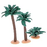Artificial Miniature Palm Trees Set of 3 - for