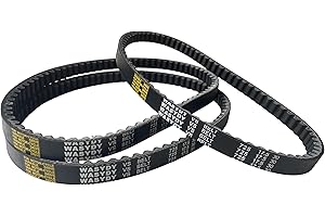 WASYDY Go Kart Drive Belt 725, Hammerhead 80T, Mudhead Drive Belt, 14704 for Trailmaster Mid Karts MB200, 30 Series Torque Converter Belts, Comet Go Kart Belt ASW 14704 (3 Pack)