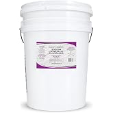 Duda Energy 50 lb Pail of Pure Sodium Carbonate Dense Soda Ash Na2CO3 pH Adjust Chemical Spa Pool Cleaning Dishwasher, White