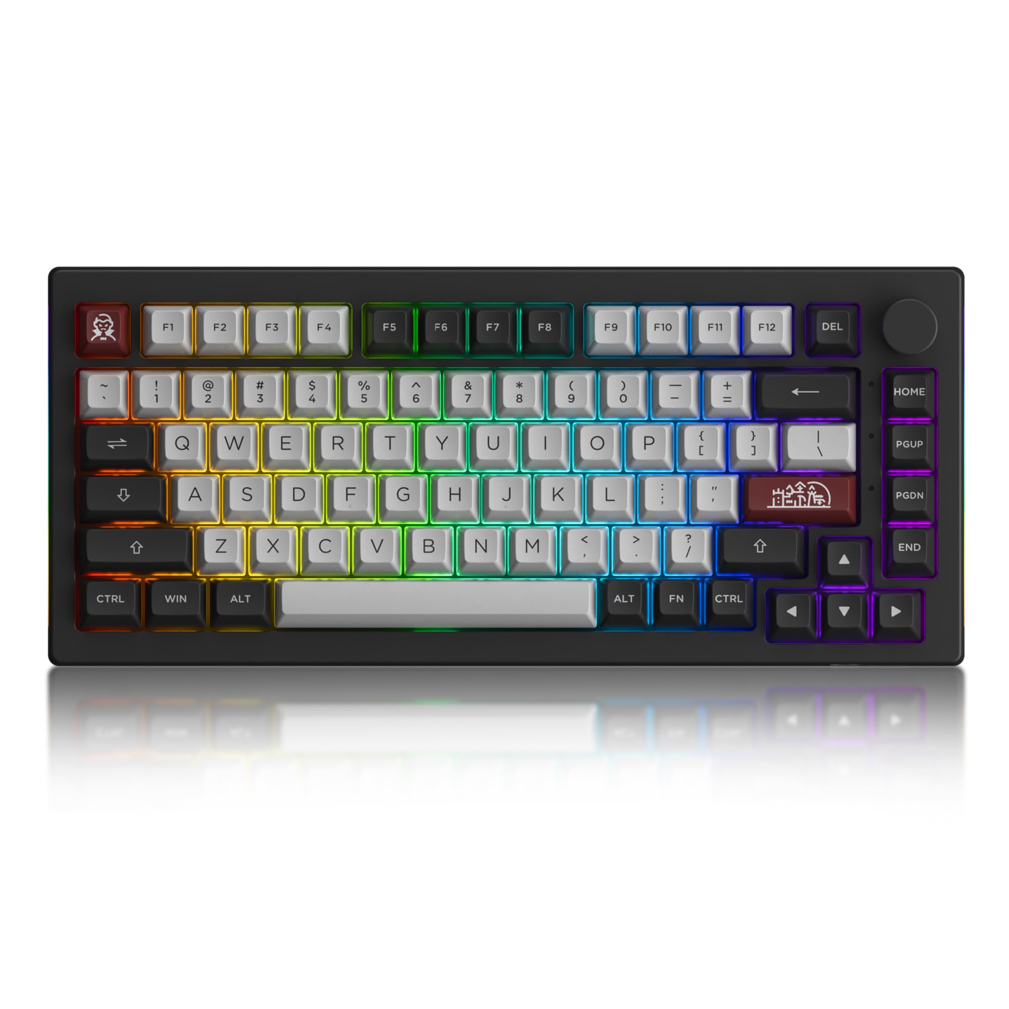 Mua Akko 5075B Plus Gasket-Mount Tastatur Kabellos Bluetooth, 75% US ...