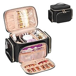 Bagmoly Large Makeup Bag, Portable Travel Makeup