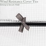 Christow Replacement Greenhouse Cover 4 Tier Mini Growhouse H158xW69xD49cm view 6