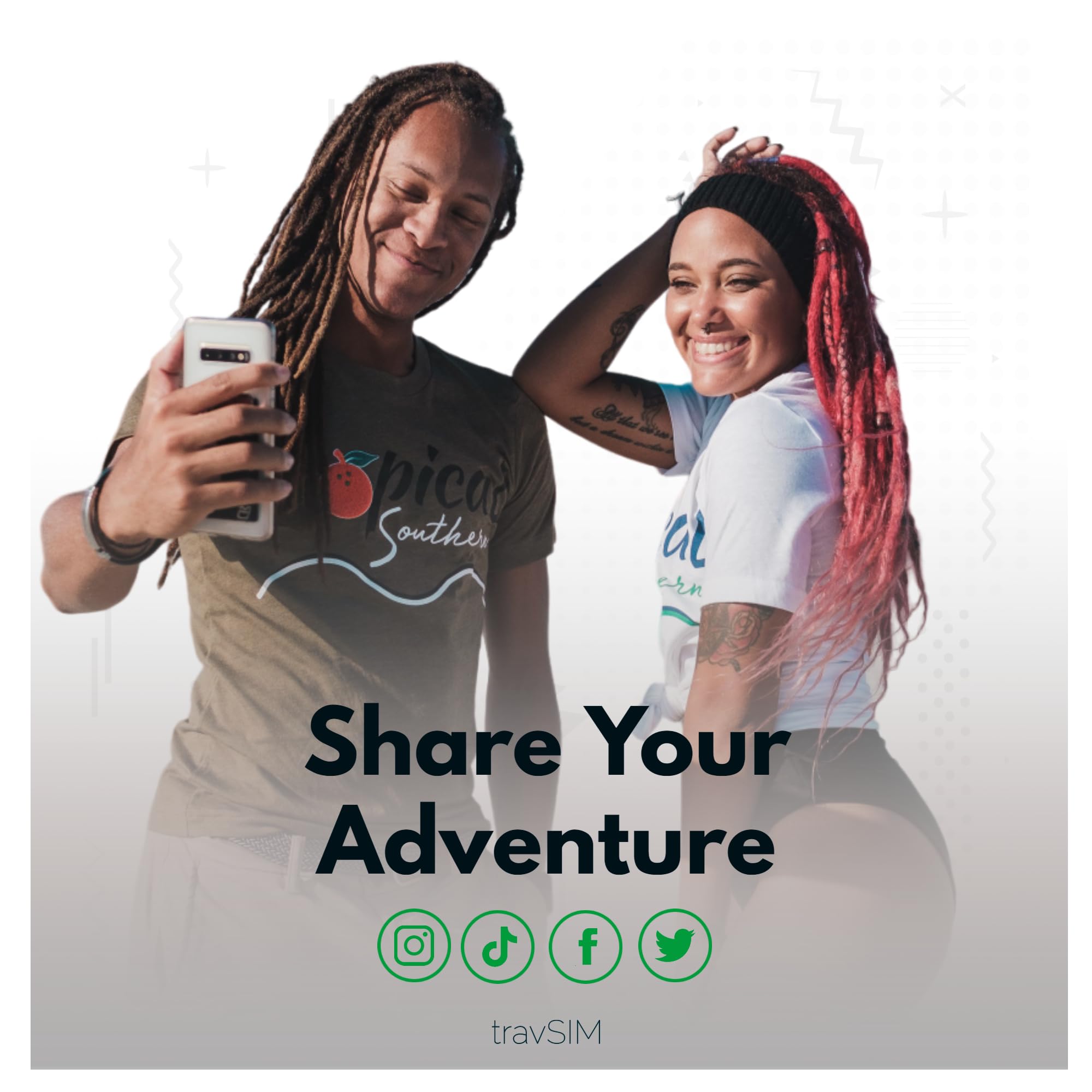 travSIM Brazil SIM Card | 6GB Mobile Data at 4G/5G speeds | Free Roaming in South America | Works on iOS and Android Devices | Plan on Brazil SIM Card Prepaid is Valid for 30 Days