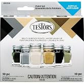 Testors Camo Acrylic Paint Set, Multicolor