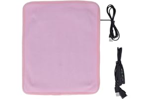 Fafeicy USB Heating Pad, 3 Temperature Gears Electric Heating Pad for Shoulder Neck Leg Waist, with Auto Shut Off Timer and U