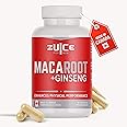 ZUICE For Men Maca Root with Ginseng, Maca For Men, Supports Energy and Vitality, Made with Maca Powder and Panax Ginseng Roo