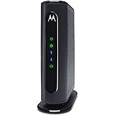 MOTOROLA 8x4 Cable Modem, Model MB7220, 343 Mbps DOCSIS 3.0, Certified by Comcast XFINITY, Time Warner Cable, Cox, BrightHous