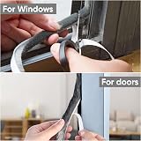 ASAB Door Seal Strip 5m x 9mm Draught Excluder Tape Window Weather Stripping view 5
