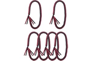 GHGMAO Graduation Lei, Graduation Leis 2025, Graduation Necklace for Class of 2025, 1PC/2PCS/6PCS Braided Ribbon Lei for Graduation Accessories, Grads Parties Decorations