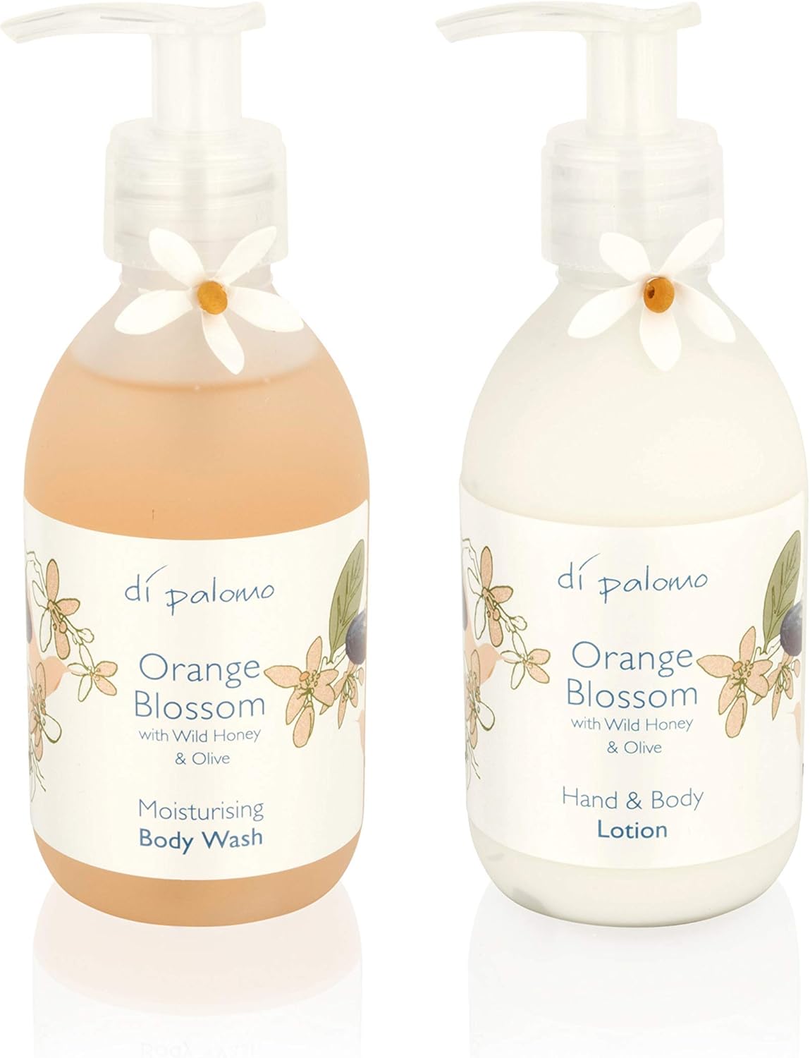 Di Palomo Orange Blossom & Honey Bath & Body Collection. Body Wash & Body Lotion. Moisturising Skin Care Gift Set. Relaxing Gifts for Her. Pamper Gifts for Women. Luxury Gift Sets for Women - Image 4