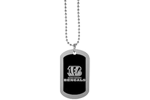 Siskiyou Sports NFL unisex-adult Chrome Tag Necklace