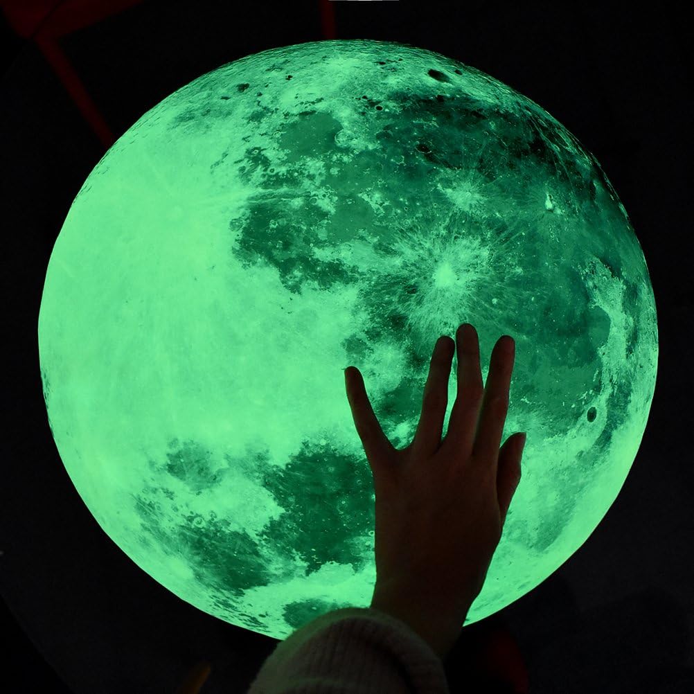 Amazon Vancore 雰囲気満点 Moon 月 蓄光ウォールステッカー 壁紙シール 直径30cm 森の召喚 ウォールステッカー オンライン通販
